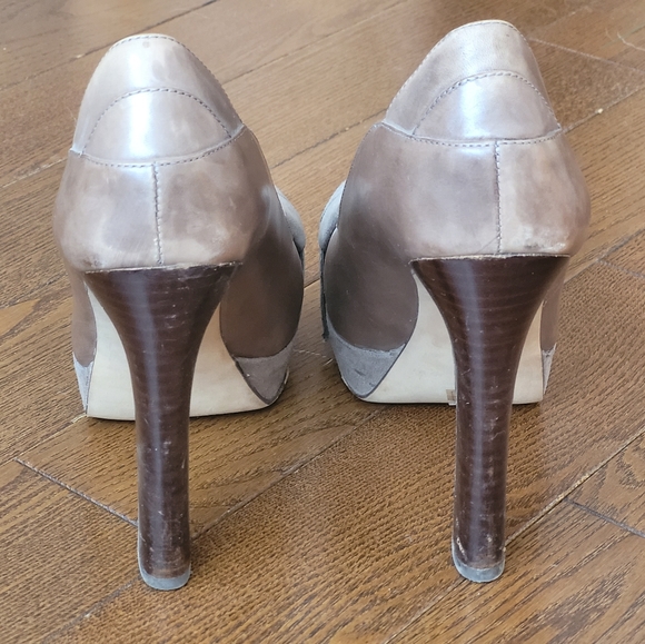 Rosegold Leather Heels - Picture 2 of 4